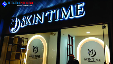 Letras corpóreas metalicas Retroiluminadas con modulos Led