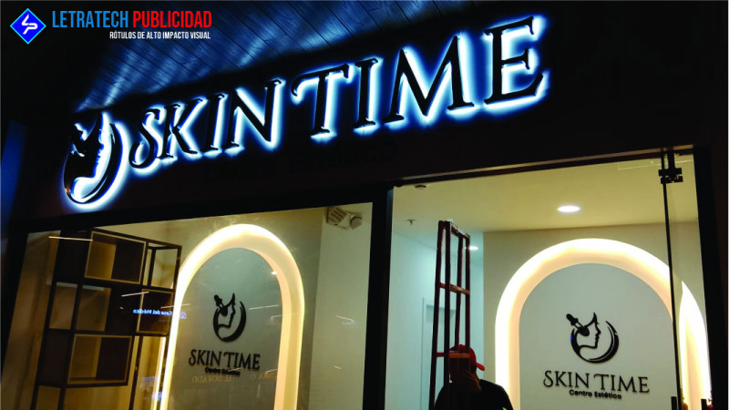 Letras corpóreas metalicas Retroiluminadas con modulos Led